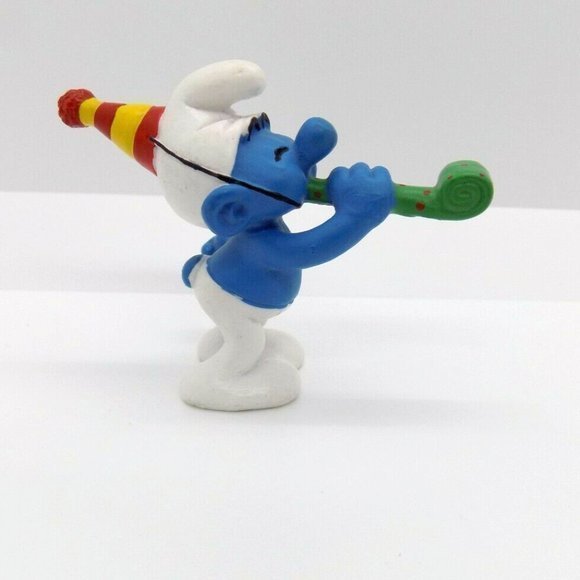 Smurf With Birthday Party Horn / Peyo 2007 - Picture 4 of 5